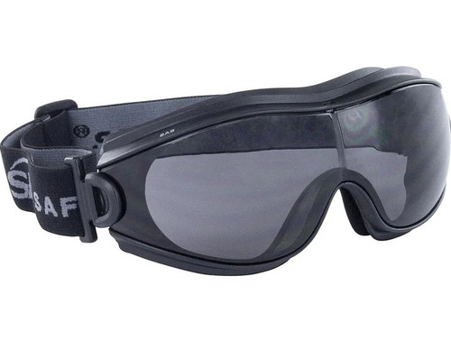 Zion X Safety Goggles Gray Lens - Polybag
