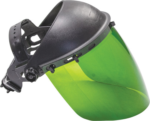 PG283 - DELUXE FACE SHIELD - DARK GREEN LENS