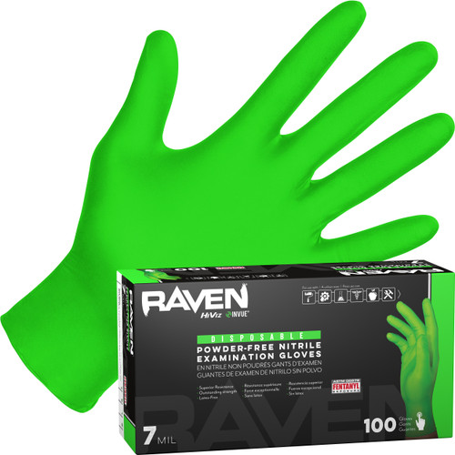 Derma-Vue Powder-Free Exam Grade Nitrile Gloves - XLrg