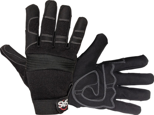 MX Pro Impact Mechanic's Gloves - Black - Lrg