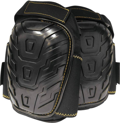 PG295 - DELUXE GEL KNEE PADS, HOOK & LOOP STRAPS, PAIR