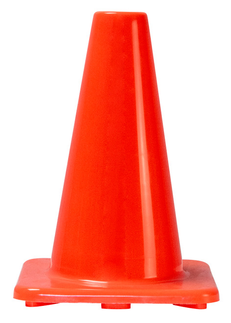 Traffic Cone Solid Orange - 12"