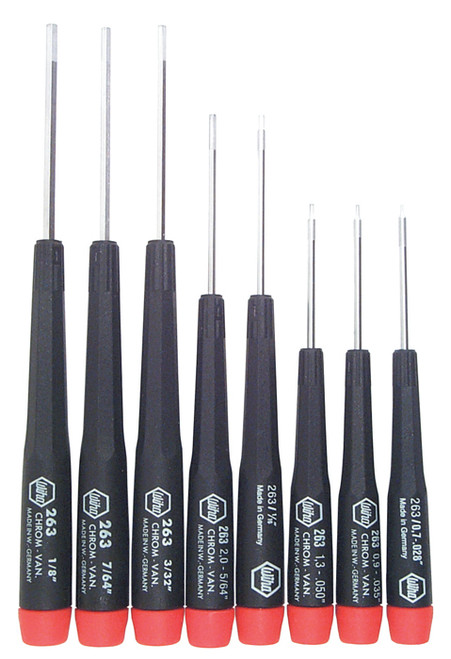 8 Piece Precision Hex Screwdriver Set - Inch - 26391