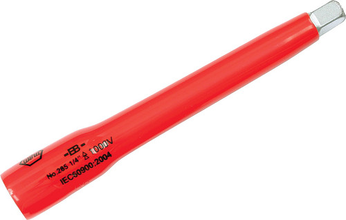 INSUALTED EXTENSION, 1/4" X 4", CERTIFIED TO 1000V AC/1500V DC