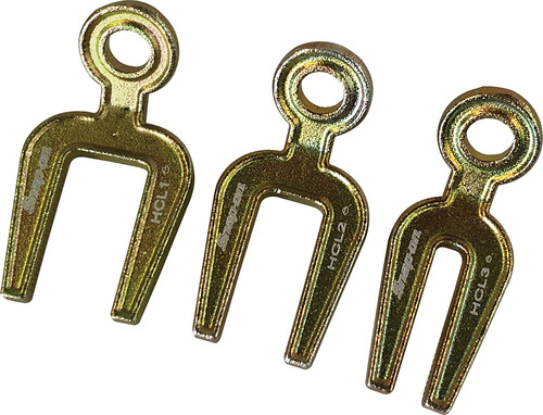 3-PC SPRING HOSE CLAMP LOCK SET, 3 SIZES TO FIT MOST CLAMP STYLES