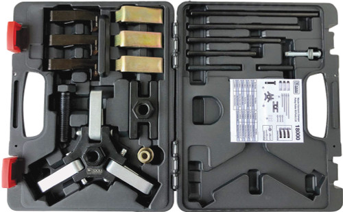 PG228 - 15-PC MASTER HARMONIC DAMPER PULLEY PULLER SET, 4 KITS IN 1