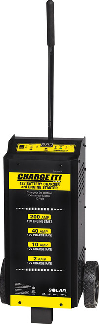 PG386 - CHARGEUR DE BATTERIE DE ROUE 12V; 40/20/2/200A – CONFORME À LA CEC