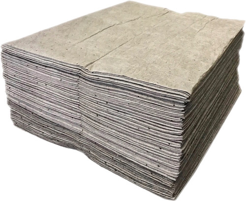 PG290 - UNIVERSAL (OIL & WATER) ABSORBENT LIGHT WEIGHT PADS, GREY, 15" X 18", 100/PACKAGE