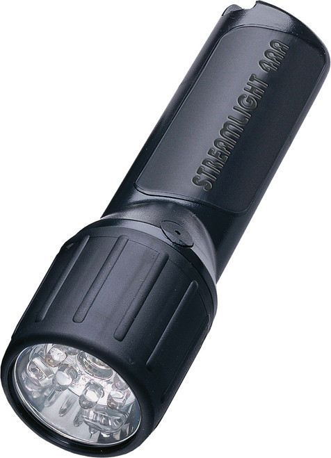 4AA LUX DIV 2 AVEC LED BLANCHES ET PILES ALCALINES - NOIR