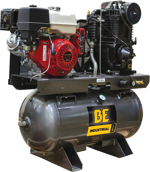 PG93 - 13 HP, 30 GAL., 2 ÉTAGES, DÉMARRAGE ÉLECTRIQUE, COMPRESSEUR HORIZONTAL