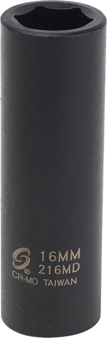 PG138 - 1/2" DR. 16MM DEEP IMPACT SOCKET