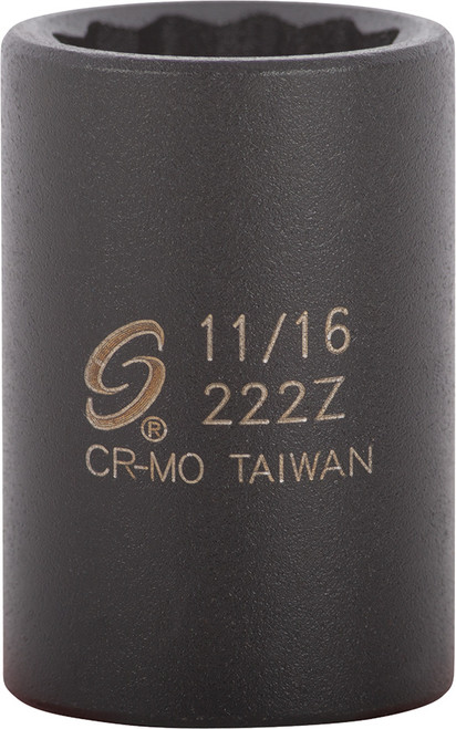 PG145 - 1/2" DR. 12 PT. 11/16" IMPACT SOCKET