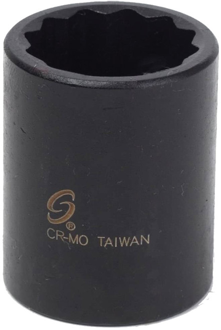 PG152 - 1/2" DR. 23MM 12 POINT IMPACT SOCKET