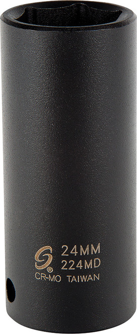 PG154 - 1/2" DR. 24MM DEEP IMPACT SOCKET