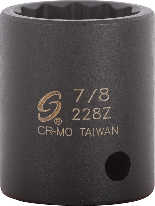 PG152 - 1/2" DR. 12 PT. 7/8" IMPACT SOCKET