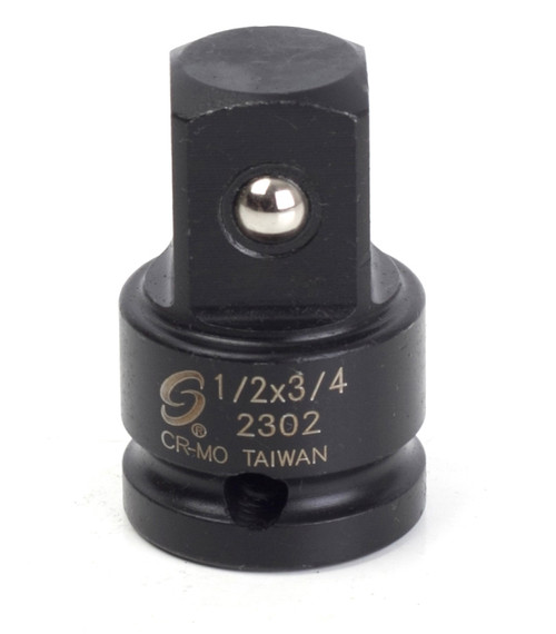 1/2" Dr. 1/2" Female x 3/4" Male Impact Adapter