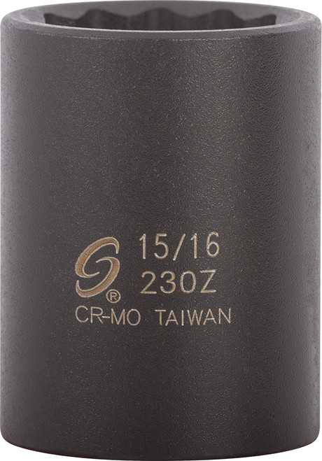PG152 - 1/2" DR. 15/16" 12-POINT IMPACT SOCKET