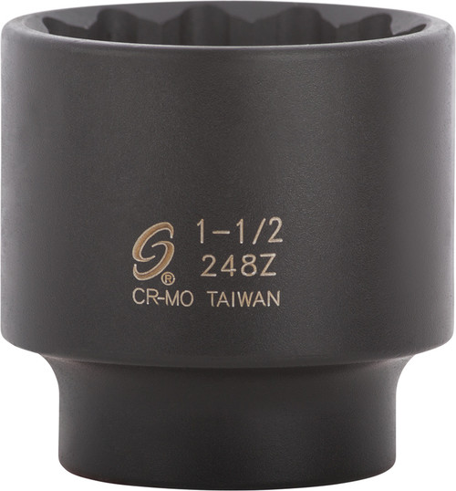 PG152 - 1/2" DR. 12 PT. 1-1/2" IMPACT SOCKET