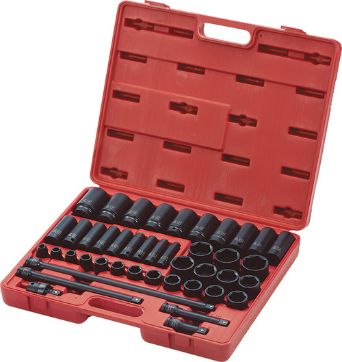 PG150 - Coffret de 43 douilles à choc SAE de 1/2 pouce