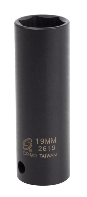1/2" Dr. 19mm Extra Thin Wall Deep Impact Socket