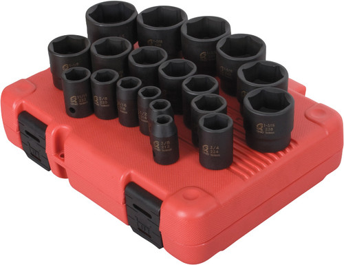 PG141 - 19-PC 1/2" DR. SAE IMPACT SOCKET SET