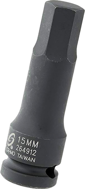 PG153 - DR. 1/2" DR. 15MM DOUILLE HEXAGONALE