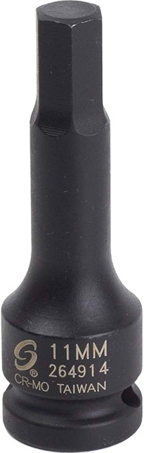 PG160 - 1/2" DRIVE 11MM HEX DRIVER IMPACT SOCKET