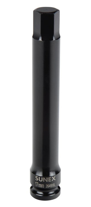 1/2" Dr Impact Hex Socket 6inch long 17MM