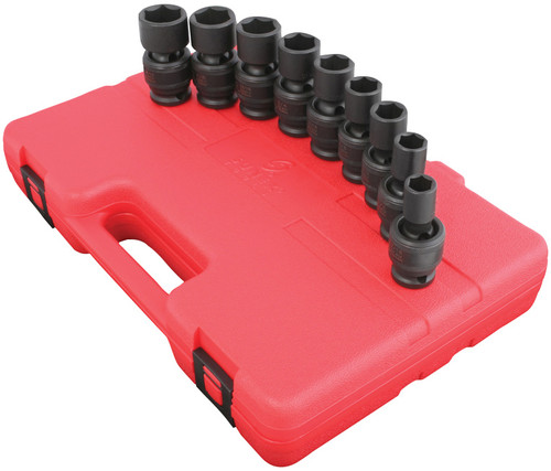 PG137 - 9-PC 1/2" DR. SAE UNIVERSAL IMPACT SOCKET SET
