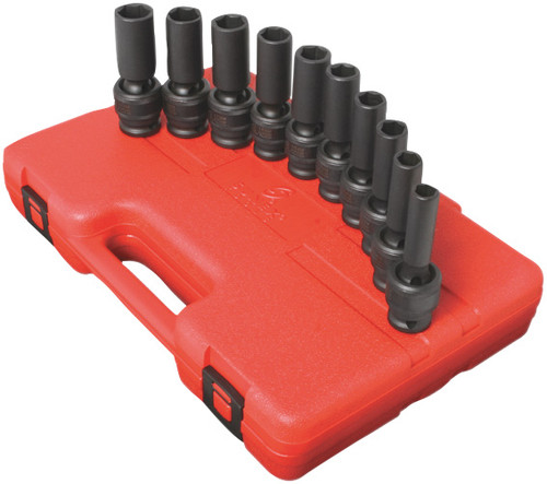 PG151 - 10-PC 1/2" DR. METRIC UNIVERSAL DEEP IMPACT SOCKET SET