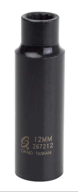 1/2" Dr. 12mm 12 Point Deep Impact Socket