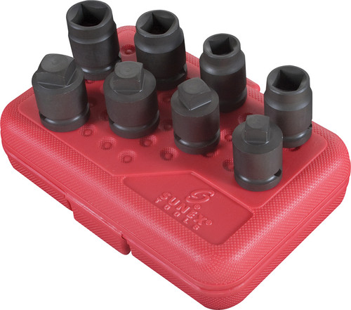 PG138 - 8-PC 1/2" DR. PIPE PLUG SOCKET SET