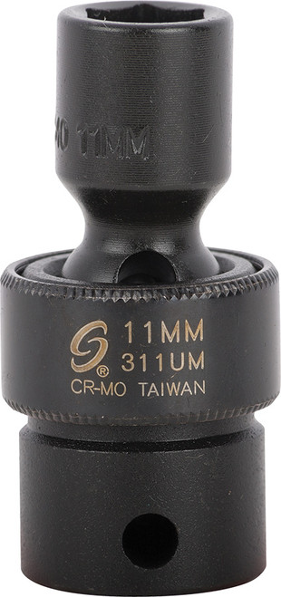 PG152 - DR. 3/8" DR. 11MM DOUILLE À CHOCS UNIVERSELLE