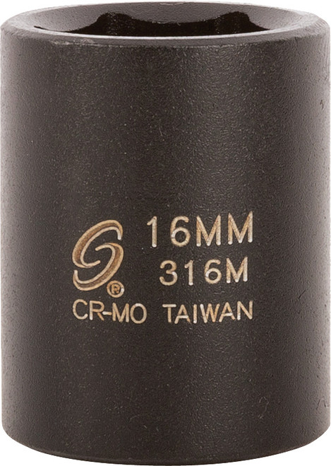 PG152 - 3/8" DR. 16MM IMPACT SOCKET