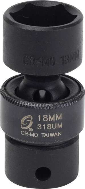 PG138 - 3/8" DR. 18MM UNIVERSAL IMPACT SOCKET