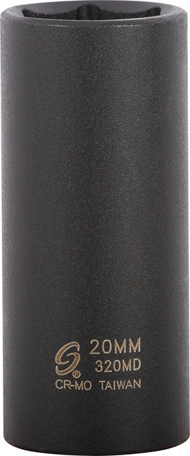 PG145 - DOUILLE À IMPACT 3/8" DR 20 MM DE PROFONDEUR