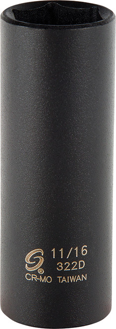 PG145 - 3/8« DR. 11/16« DOUILLE À IMPACT PROFONDE