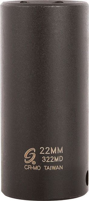 PG138 - 3/8« DR. 22DOUILLE À CHOC DE MM DE PROFONDEUR