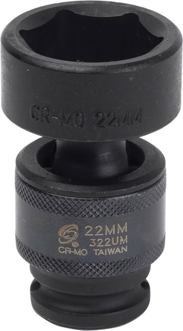 PG138 - 3/8" DR. 22MM UNIVERSAL IMPACT SOCKET