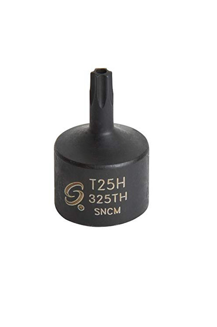 3/8" Dr. T25H Stubby Tamperproof Internal Star Impact Socket