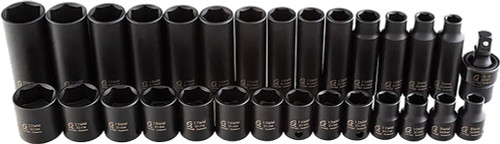 3/8" Dr. Metric Master Impact Socket Set