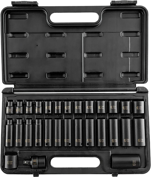 3/8" Dr. Metric Master Impact Socket Set