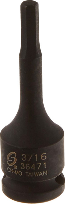 PG153 - 3/8" DR. 3/16" HEX IMPACT SOCKET