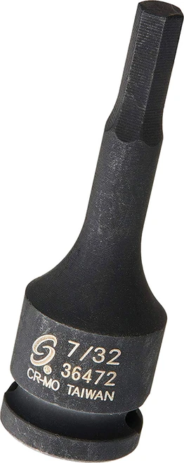 PG162 - 3/8" DR. 7/32" HEX IMPACT SOCKET