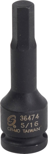 PG153 - 3/8" DR. 5/16" HEX IMPACT SOCKET