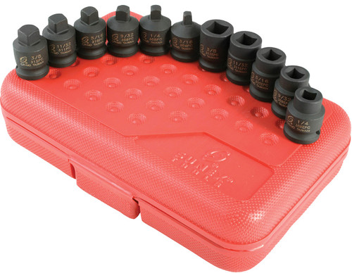 PG147 - Tuyau de 11 pièces 3/8" DR. BOUCHON JEU DE DOUILLES