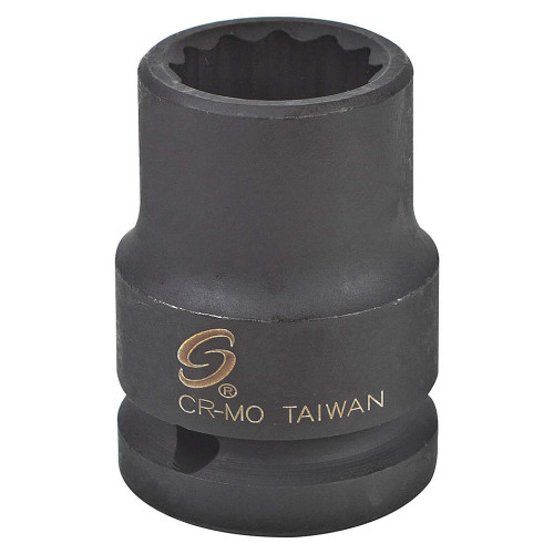 3/4Dr. 19mm 12-Point Thin Wall Impact Socket