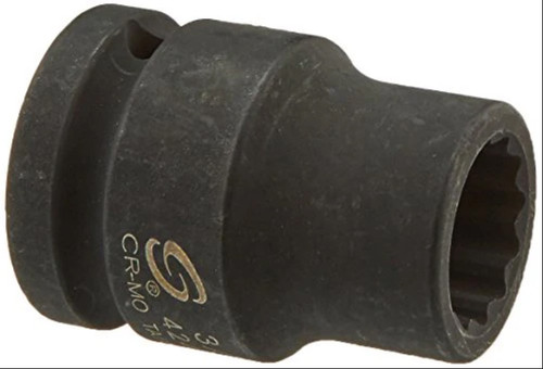 3/4" Dr. 3/4" 12-Point Thin Wall Impact Socket