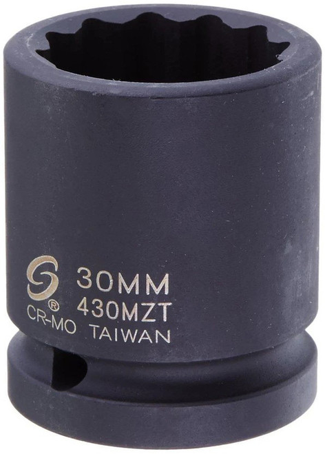 3/4" Dr. 30mm 12-Point Thin Wall Impact Socket