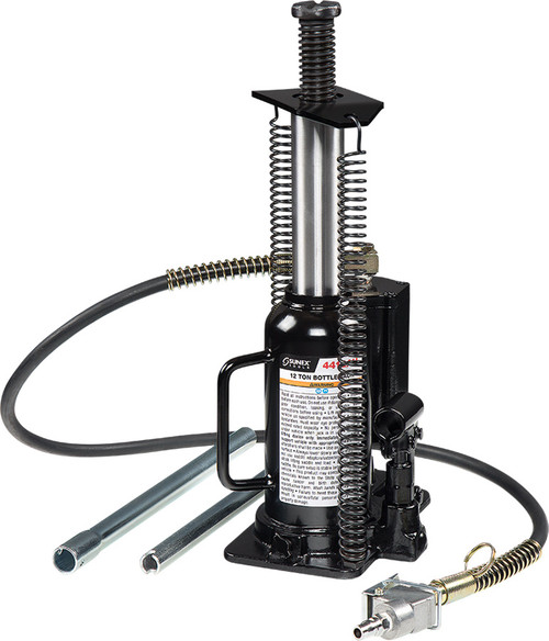 PG232 - CRIC HYDRAULIQUE À BOUTEILLE D’AIR ENTIÈREMENT SOUDÉ DE 12 TONNES